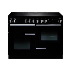 Rangemaster Professional+ 110cm Electric 91780 Range Cooker in Black with Induction Hob
